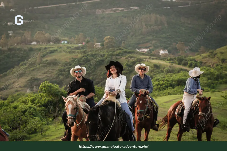 Cabalgatas y turismo ecuestre guiado en Guanajuato